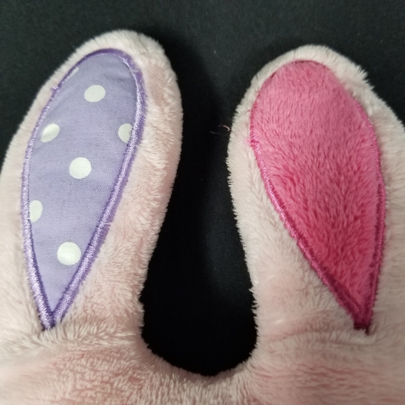 GANZ - PINK BUNNY WITH EMBROIDERED FLOWERS - Picture 4 of 8